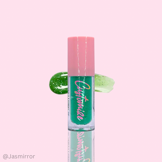 Custom Name Green Candy Lip Oil