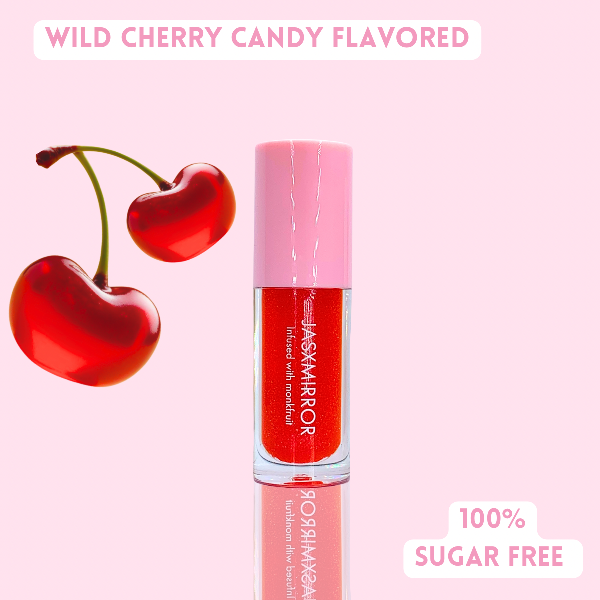 Custom Name Cherry Candy Lip Oil